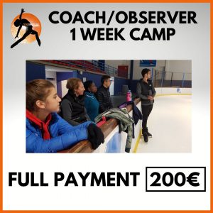 1 Week Camp COACHOBSERVER Full Payment