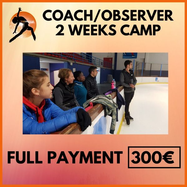 2 Weeks Camp COACHOBSERVER Full Payment