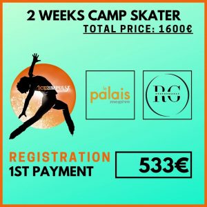 2WS1 (SKATER) 2 WEEKS CAMP (30% Payment: Registration)