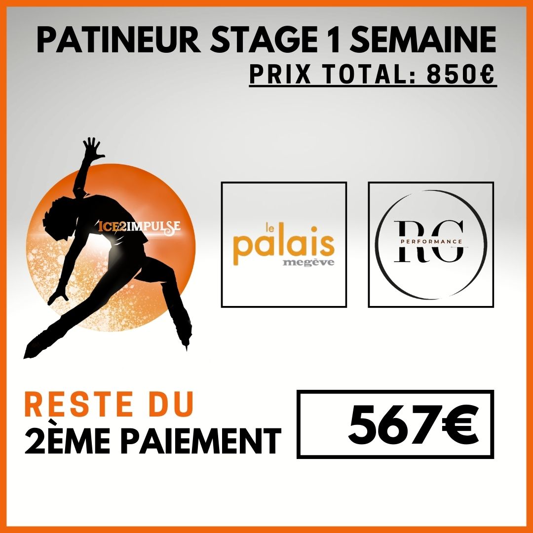 1SP2 (PATINEUR) STAGE 1 SEMAINE (Paiement 70% restant)