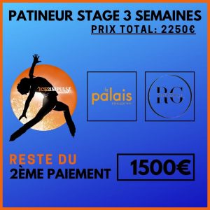 3SP2 (PATINEUR) STAGE 3 SEMAINES (Paiement 70% restant)