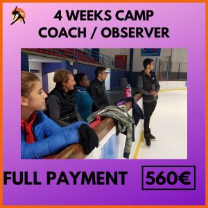 4 Weeks Camp COACHOBSERVER Full Payment - 560