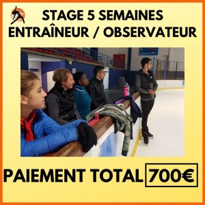 5SEO (ENTRAINEUR-OBSERVATEUR) Stage 5 Semaines (Paiement Complet)
