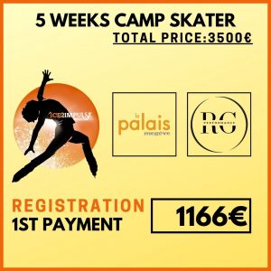 5WS1 (SKATER) 5 WEEKS CAMP (30% Payment: Registration)