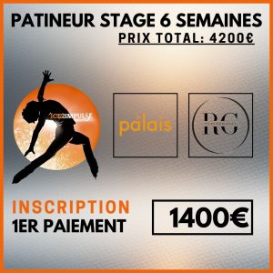6SP1 (PATINEUR) STAGE 6 SEMAINES (Paiement 30%: Inscription)